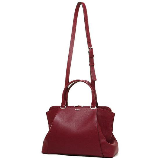 カルティエ スーパーコピー バッグ CARTIER L1001829 C DE CARTIER C ドゥ SMALL MODEL 2WAYバッグ RED