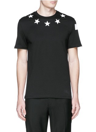 GIVENCHY Tシャツ スーパーコピー スターデザイン ◆ジバンシー 7072227