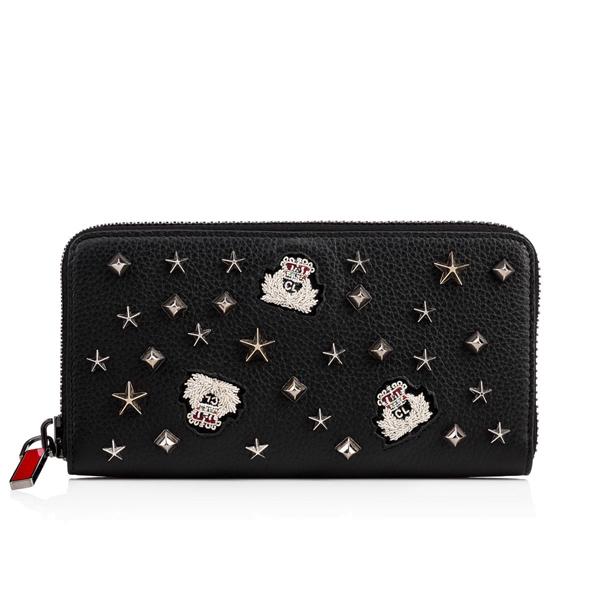 [Christian Louboutin スーパーコピー]ラウンドジップ エンブレム Black 関送込 7101046