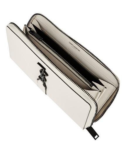 Saint Laurent YSL Line サンローランスーパーコピー オフホワイトレザーウォレット7050301