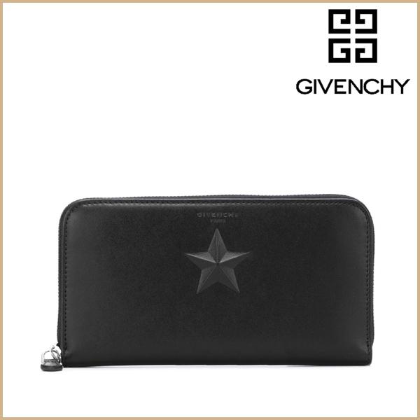 GIVENCHY PANDORA ジバンシィスーパーコピー スターポイント ファスナー長財布_BLACK BC06276704 001