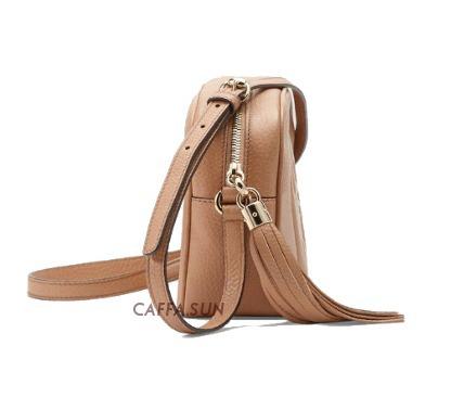 2017SS GUCCI グッチ スーパーコピー SOHO レザーショルダーバッグ ベージュ 308364 A7M0G 2754