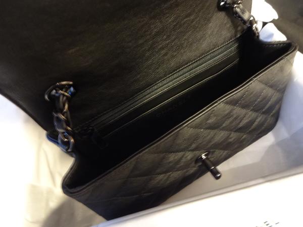 《2018新作限定 ブラック金具で超希少》CHANEL シャネルスーパーコピー ミニマト黒 7052922