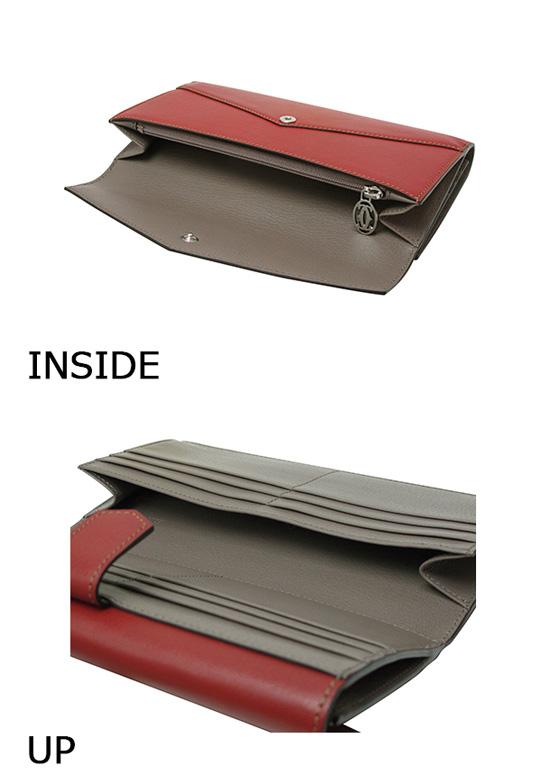 CARTIER/カルティエ スーパーコピー★マスト×Wホック財布×レッド★最新作 7060502