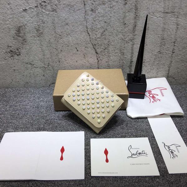 【ルブタン コピー Christian Louboutin】16/17AW新作 二つ折り財布 (BLACK)7040105