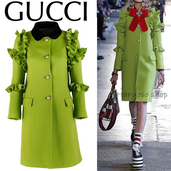 GUCCI★ラッフルウールコート 7102606