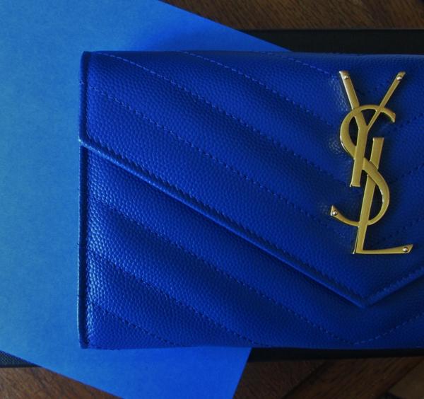 Saint Laurent☆サンローランスーパーコピー モノグラム コンチネンタル長財布　ロイヤルブルー 372268BOW011000