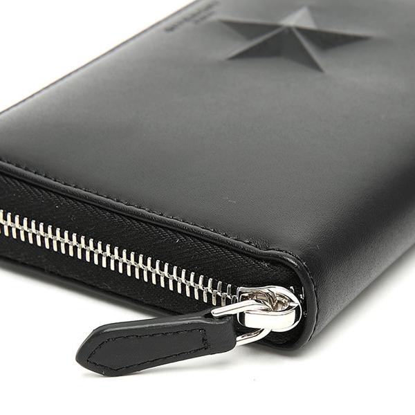 GIVENCHY PANDORA ジバンシィスーパーコピー スターポイント ファスナー長財布_BLACK BC06276704 001