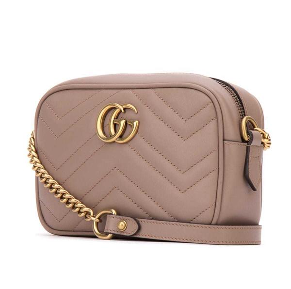 2017年春夏新作 GUCCI グッチ スーパーコピー GGマーモント キルティング ミニバッグ 448065 DRW1T