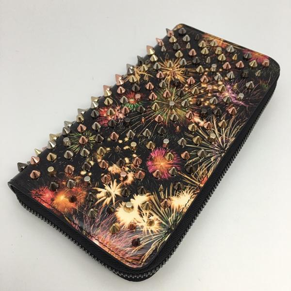 ルブタン スーパーコピー新作 花火スタッズ長財布7101027