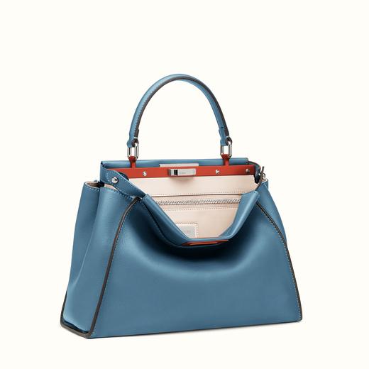FENDI コピー プチ トゥージュール ファッションショー ブルーレザー 8BH2533WLF06M0