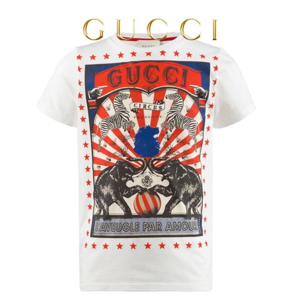 大人OK 17SS GUCCI グッチスーパーコピーサーカスプリントTシャツ 7072005