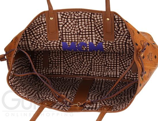 MCM コピー エムシーエム ショッパープロジェクトヴィセトス リバーシブルショルダーバックラージ COGNAC コニャック MWP5SVI21CO001 リュック