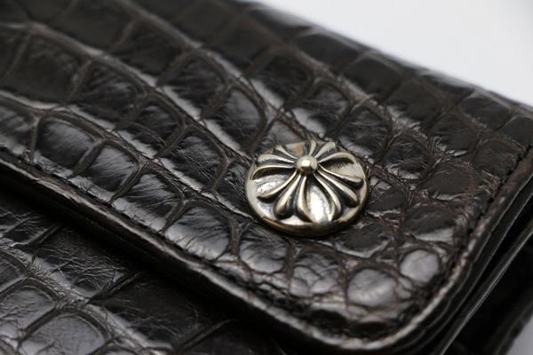 クロムハーツ財布 コピー WAVEウェーブウォレット アリゲーター Chromehearts612012