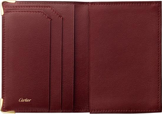 cartier【カルティエ】★ボルドー★カードケース/名刺入れL3001366