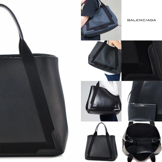 BALENCIAGA(バレンシアガ スーパーコピー) トート NAVY CABAS M ブラック 339936 DQP1N 1000