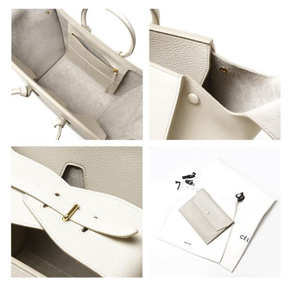 2015秋冬最新作★注目モデル★CELINE セリーヌスーパーコピー★TIE ハンドバッグ Chalk 175883TKB38NO-1