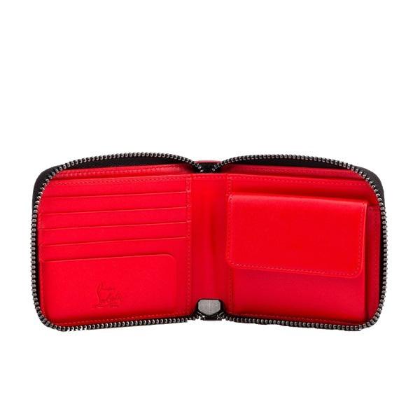 【Christian Louboutinコピー】 Panettone 二つ折り財布 Black 6051616
