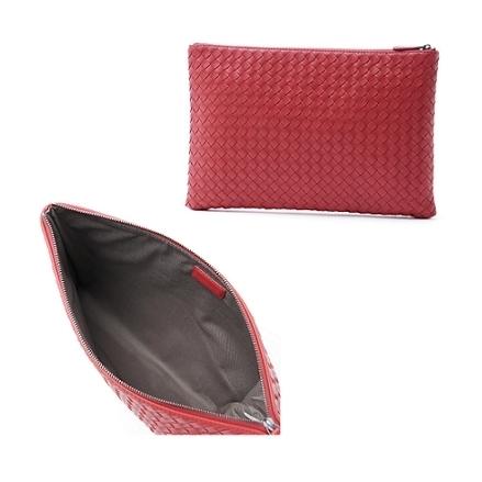 17秋冬 ☆BOTTEGA VENETA スーパーコピー☆ ドキュメントケース CHINA RED 7101016