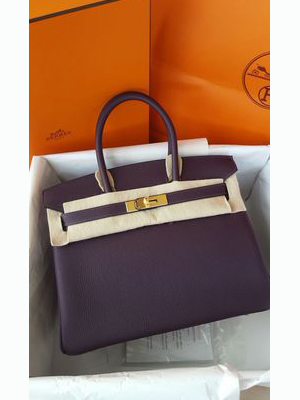 HERMESエルメス スーパーコピー★《国内送でスーパーレアなG金具》BIRKINレザン30cm 7011104