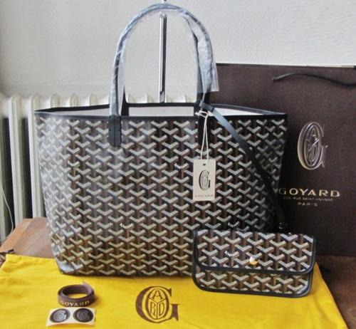 GOYARD ゴヤール トートバッグ コピー Saint-Louisサンルイ PM ブラック（小さな方のサイズ）6073014