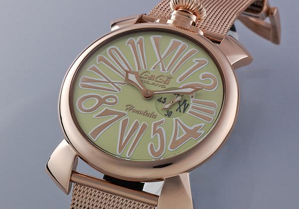 ガガミラノスーパーコピー スリム 46mm ユニセックス 限定モデル 時計 5081.L.E.HO.3