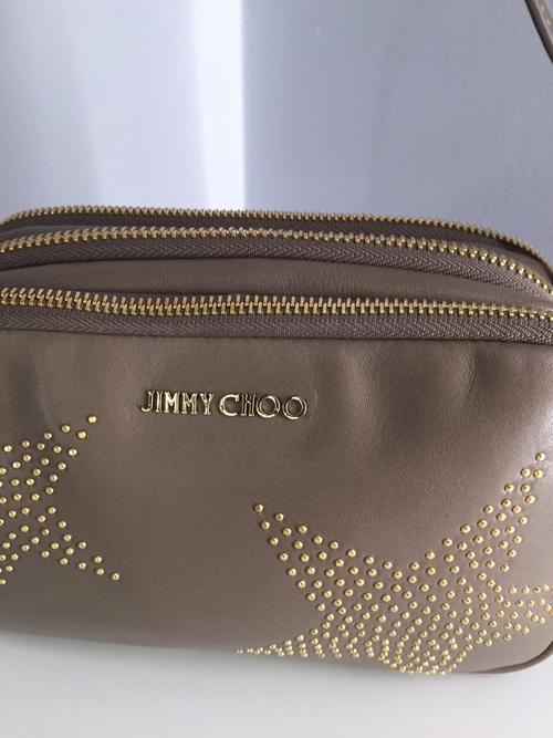 JIMMY CHOO ジミーチュウ スーパーコピー ショルダーバッグ スタッズ MUSK/GOLD
