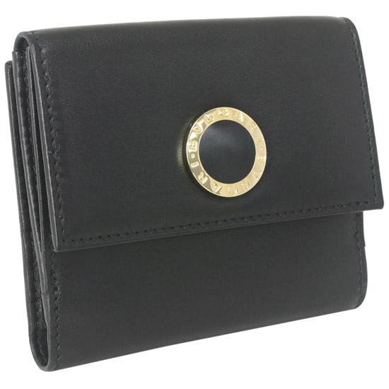 BVLGARIブルガリスーパーコピー N級品 Ｗホック財布 32384 BB COLORE コローレ BLACK