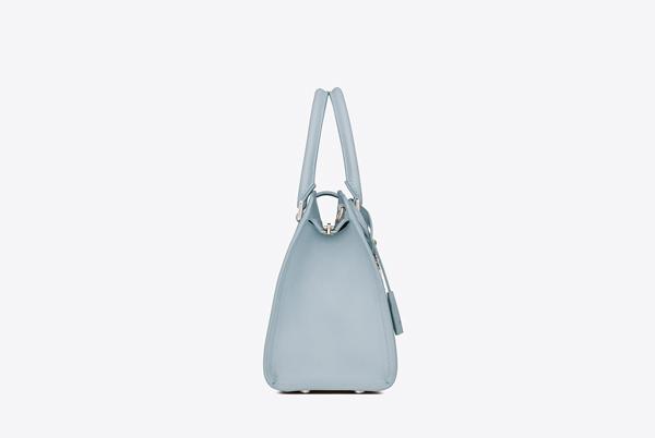 サンローランスーパーコピー ショルダーストラップ２本付 SAINT LAURENT ベイビーカバス 水色 421871BJ59N4962