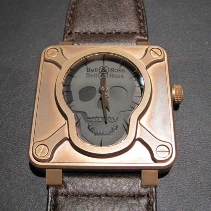 ベル＆ロスBELL&ROSS BR01 スカル ブロンズ リミテッド BR0192-SKULL-BR 