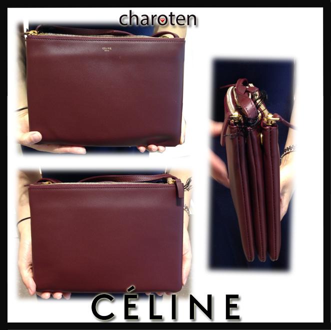 2014最新作新作入荷★ CELINE セリーヌコピーこっくり秋冬色トリオラージ