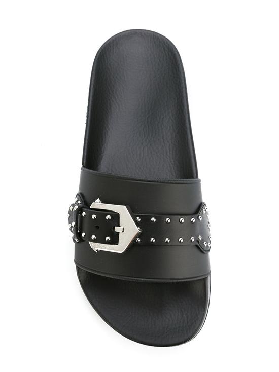 GIVENCHY スタッズ装飾 サンダル☆ブラック 7072414