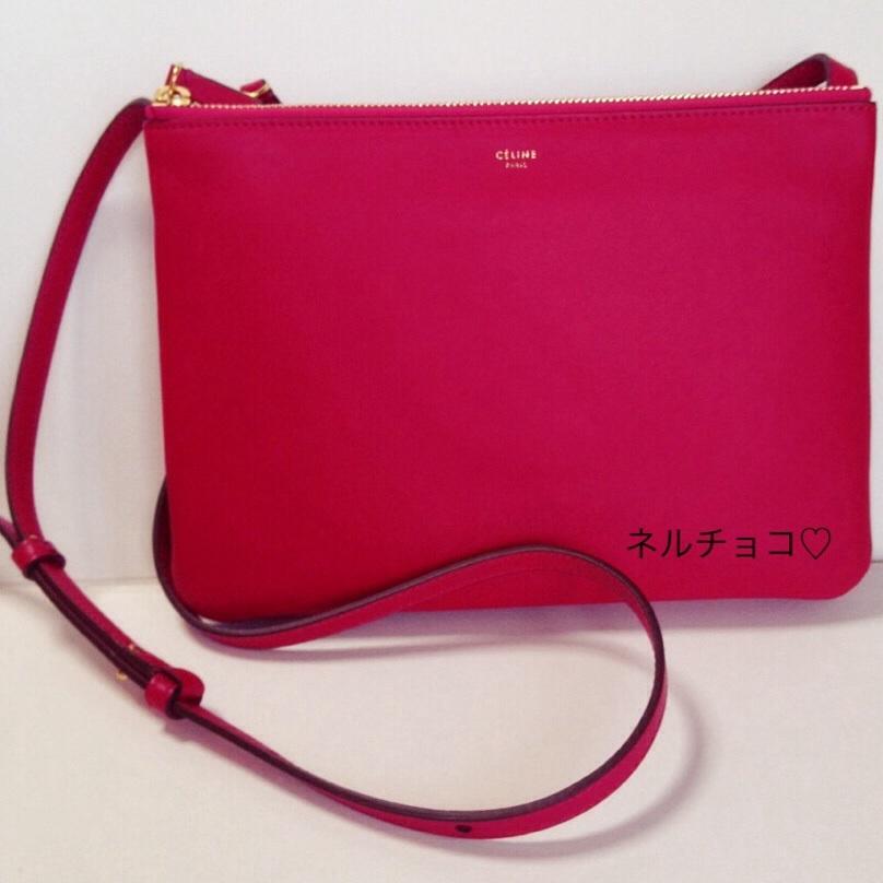 2014最新作新作入荷★ CELINE セリーヌコピー《限定めちゃ可愛ピンク》TORIO ラージ