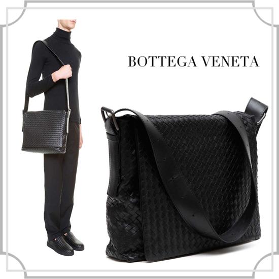 関税込☆BRAIDED LEATHER MESSANGER BAG☆BOTTEGA VENETA スーパーコピー 161314VQ1311000 