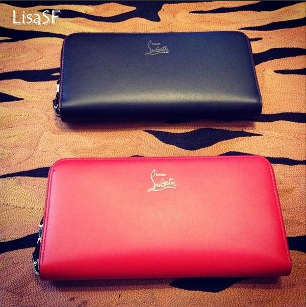 ★ルブタン 財布 コピー★ジップアラウンド ブラックレザー長財布 7011611