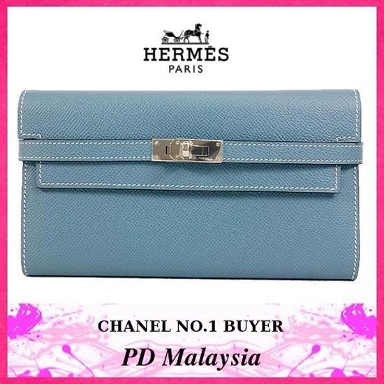 HERMES/エルメス★ケリーウォレット×ブルージーン★最新7011017