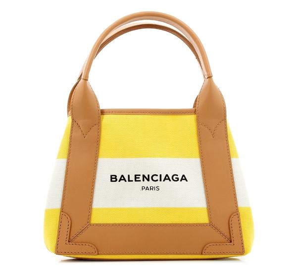 新作バレンシアガスーパーコピー【BALENCIAGA】大人気のXSストライプキャンバストート Yellow 6062903