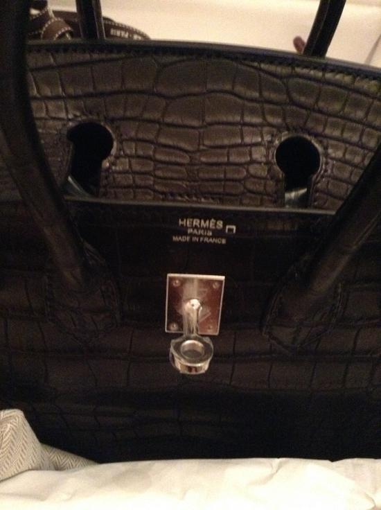 HERMES★《5年待ちで奇跡の獲得》一生ものBIRKINクロコマット25 70111013