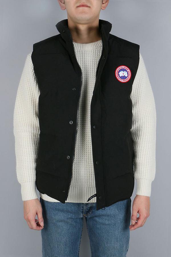 カナダグース スーパーコピー メンズ GARSON VEST (ギャルソンベスト) BLACK (622040030)