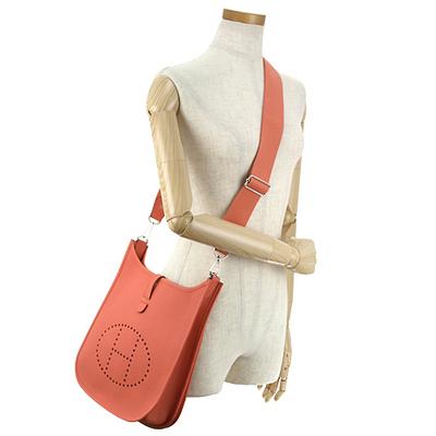 HERMES ショルダーバッグ エヴリン  3PM フラミンゴ 056278CK 