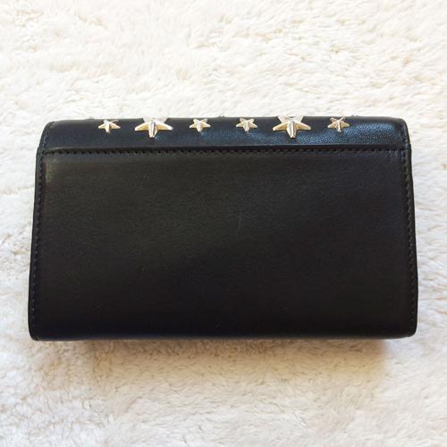 【国内即発】 Jimmy Choo スタースタッズ 財布 MARLIE CST 黒 7040510