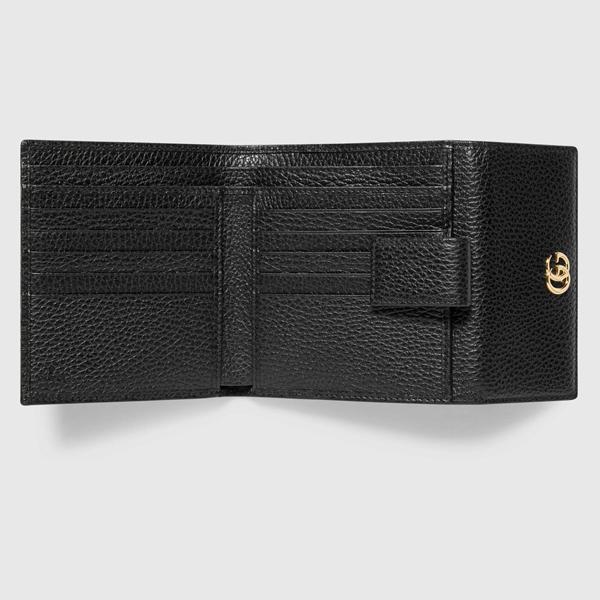 2017新作*GUCCI グッチ スーパーコピー* ☆レザー フレンチ フラップウォレット☆456122 CAO0G 1000