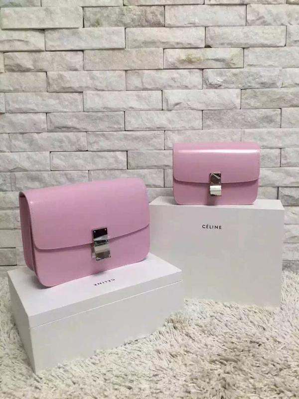 2015SS最新作 CELINE セリーヌスーパーコピー☆CELINE☆Classic Box Pink