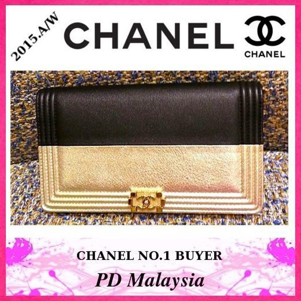 【2016年秋冬】Chanelシャネルスーパーコピー ★ＢＯＹ×２つ折り財布×ツートン★最新作★ A67911 Y60235 C0286