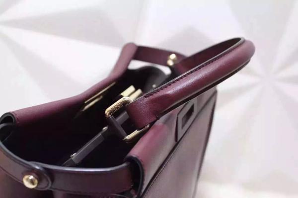 フェンディコピー★新作PEEKABOO レザーハンドバッグ 8BN2103ZNF0KUR