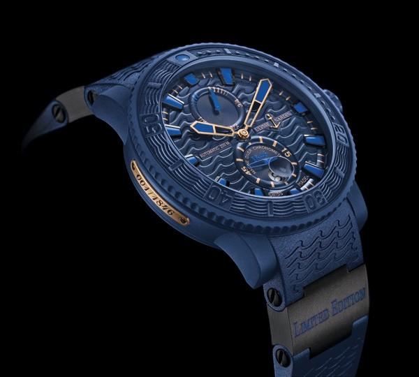 ユリスナルダン スーパーコピー Marine Diver 263-99LE-3C 青色 ブルー