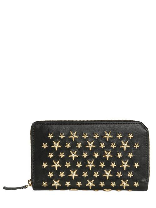 ジミーチュウ コピー Jimmy Choo 星スタッズラウンドジップ長財布 jc70121
