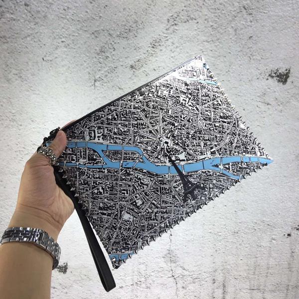 2016-17AW クリスチャンルブタン コピー Peter Pouch クラッチバッグ Etain 1145048-0001-CM57