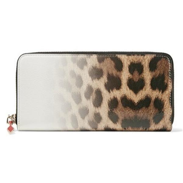 最新作 ルブタン 財布 コピー PANETTONE LEOPARD WALLET 長財布 7042707