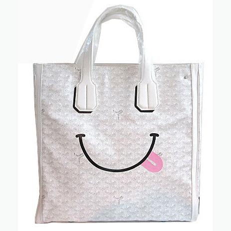 ゴヤール トートバッグ コピー 限定 マーカージュ ヴォルテール トートバッグ 白 6073015